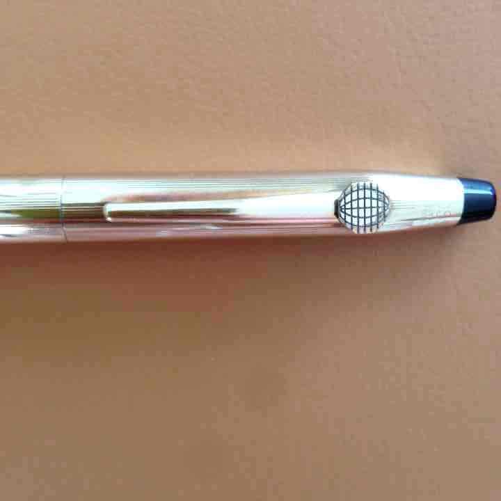 訳あり定価2.5万10金クロス ボールペン フェルトタイプ