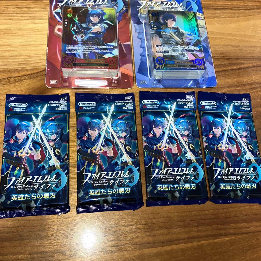 ファイアーエムブレム　サイファ　一弾　パック　スターターデッキ 暗黒戦争　覚醒編