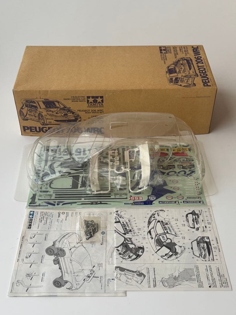 【絶版・未使用】プジョー 206 WRC スペアボディセット