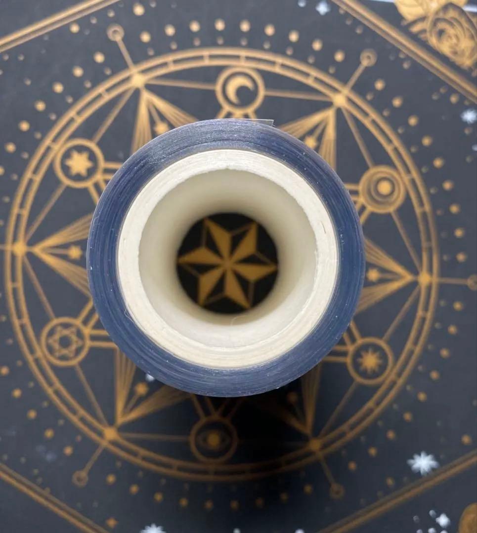 【9173】海外　中古巻　貝殻光マスキングテープ人物　装飾系　古風　半透明