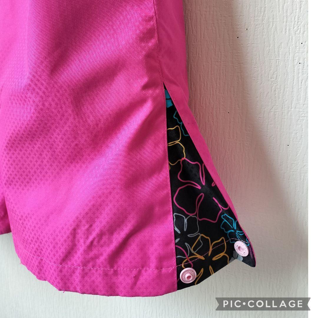 美品 Phenix スキーウェア 女の子 160 150 上下 黒×ピンク 花柄