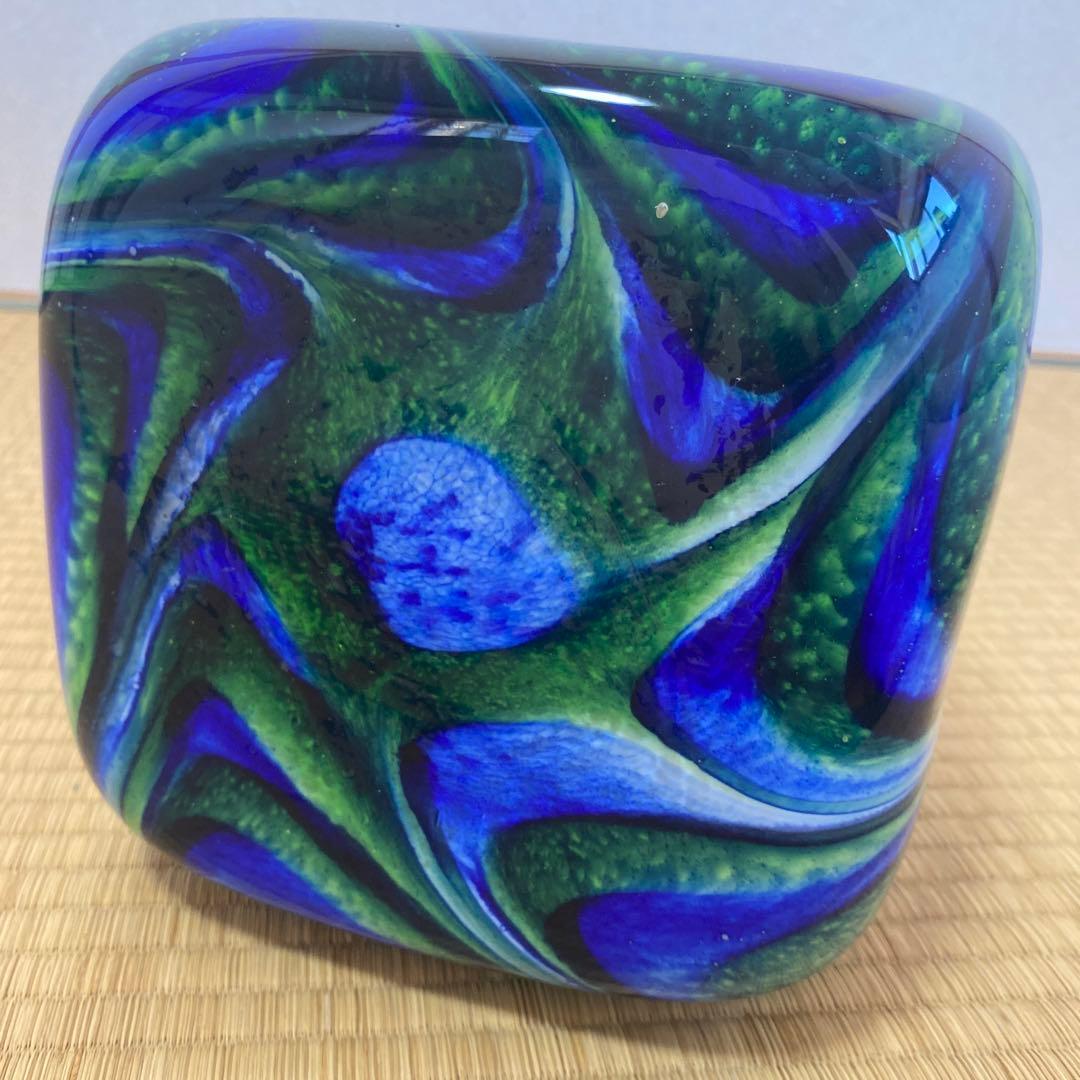 53cm 70`sイタリアヴィンテージハンドメイド花瓶　大型フラワーベース