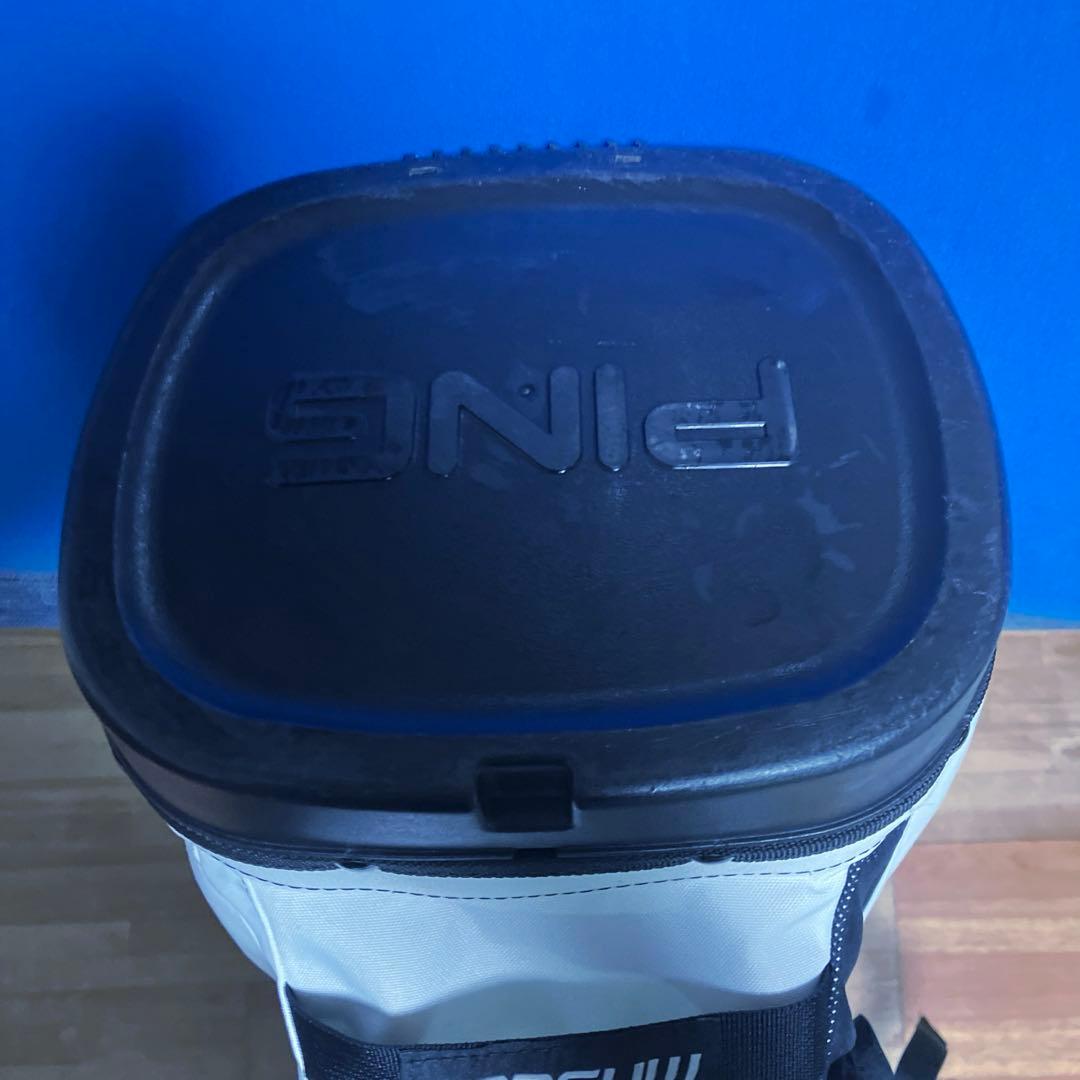 【美品】PINGゴルフキャディバック　　ホワイト／ピンク　カスタムオーダー