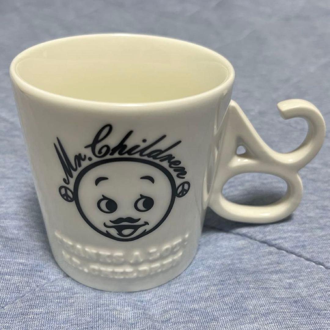 ［非売品］Mr.Childrenファンクラブ20年継続特典マグカップ：白黒セット