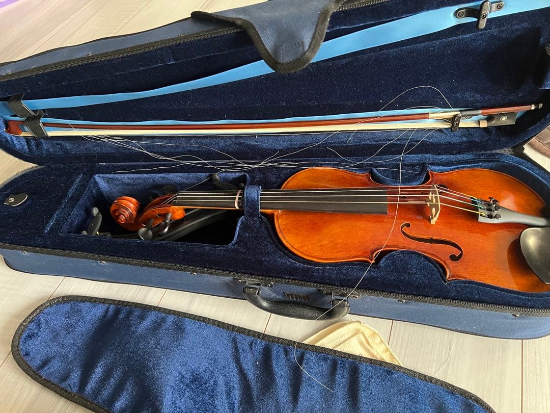 MUCO バイオリン 4/4 要補修ベース　ケース付き