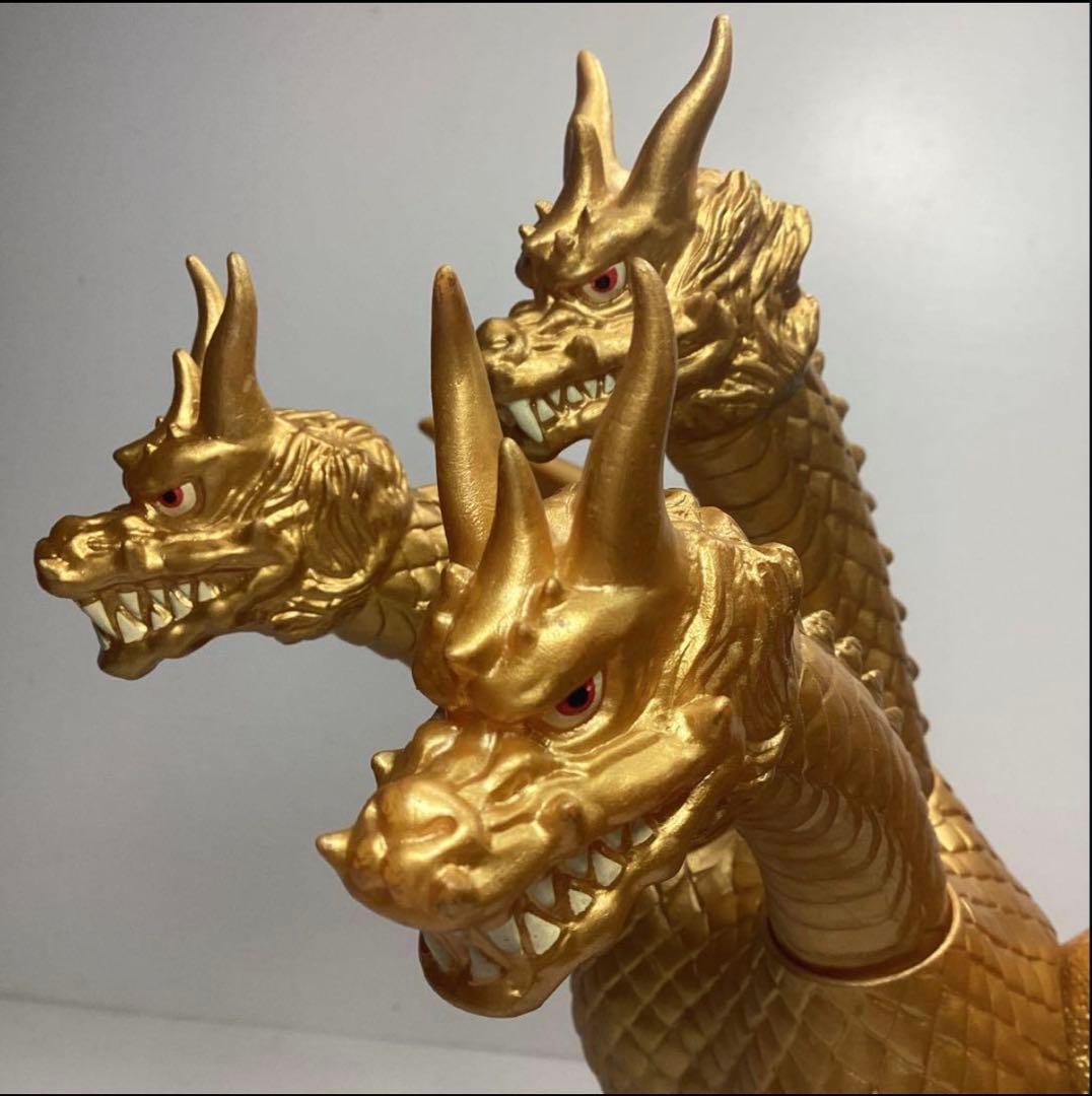 キングギドラ　怪獣郷　ソフビ　1964 2002製　ゴジラ　ムービーモンスター