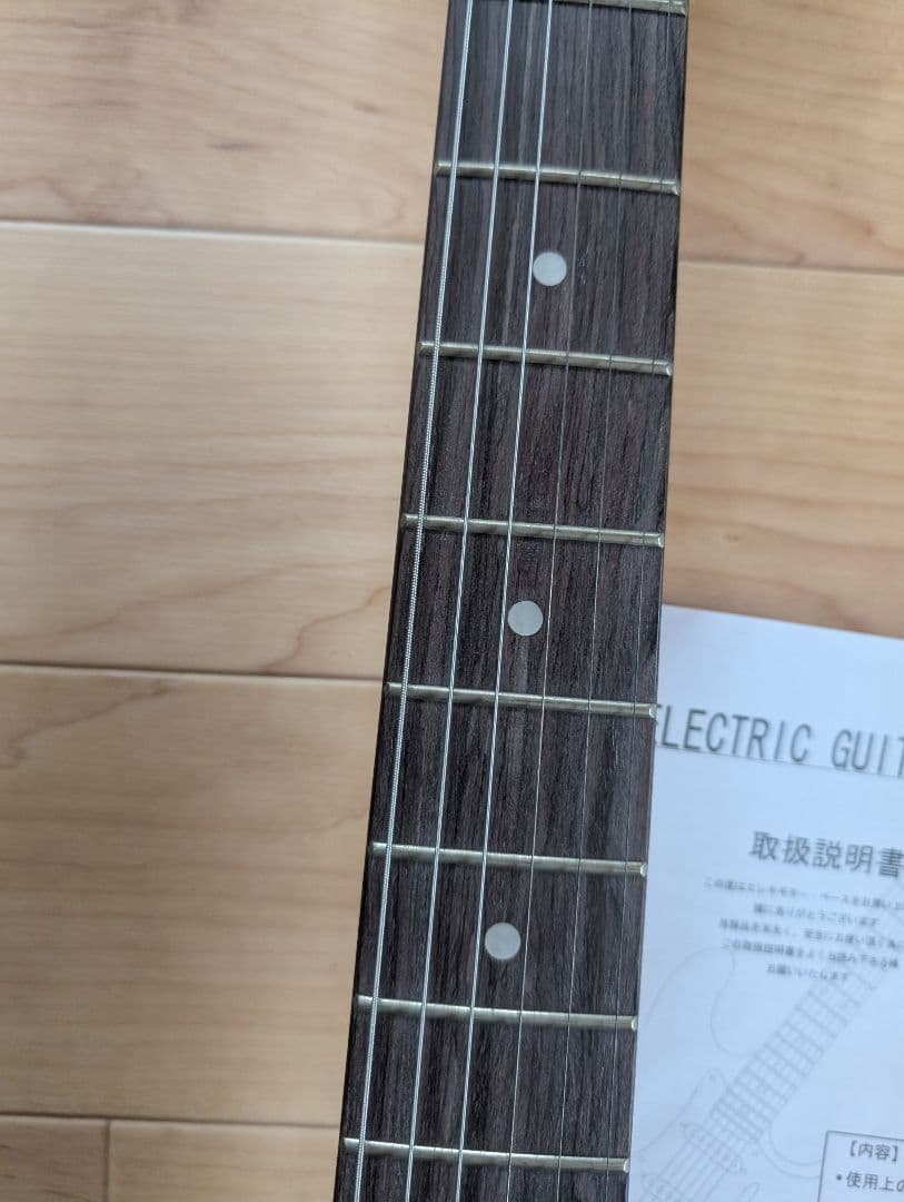 (初心者向け)SELDER エレキギター ブラック スタンド付き