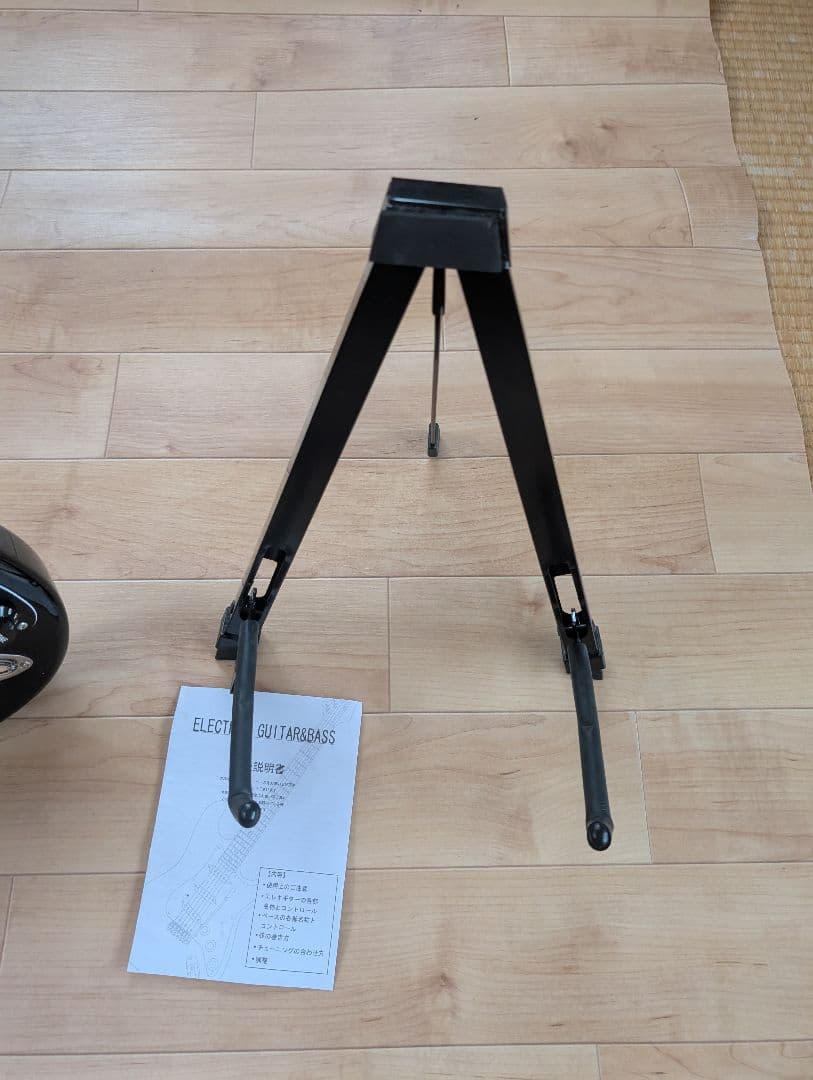 (初心者向け)SELDER エレキギター ブラック スタンド付き