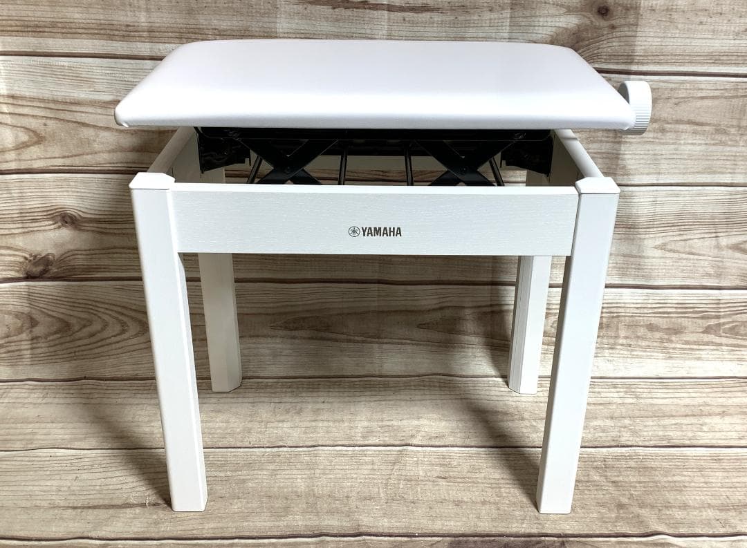 ヤマハ 2025年製♪ピアノ椅子 高低自在 BC-205WH ホワイト
