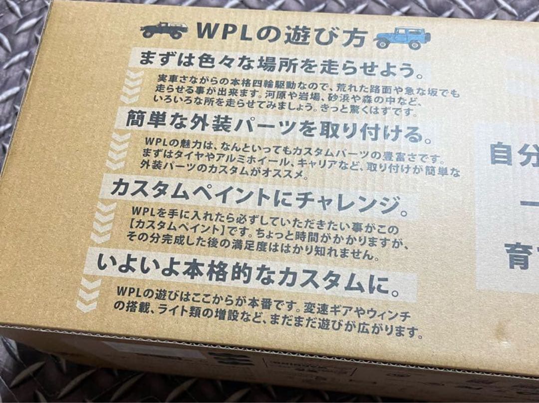 WPL JAPAN c74スズキ ジムニー JA11 ステッカー付　未使用