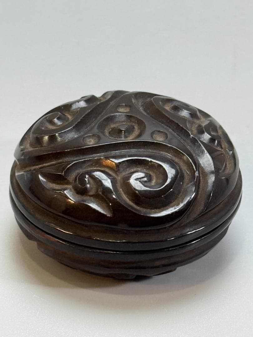 茶道具 香入れ 堆黒 具利 香合