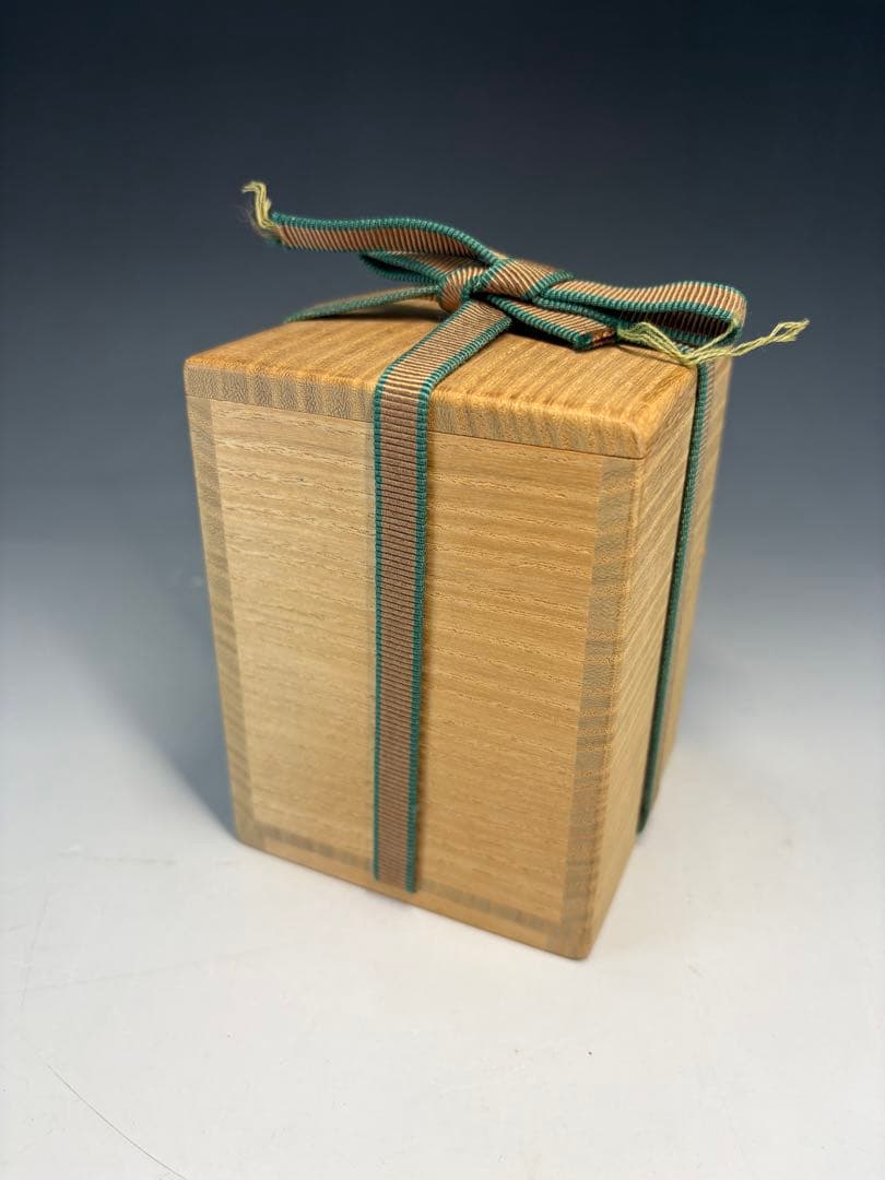 【中古品】沈壽官　瓢茶入　瓢箪から駒（合わせ箱）USED〈税込•送料込〉午年　馬