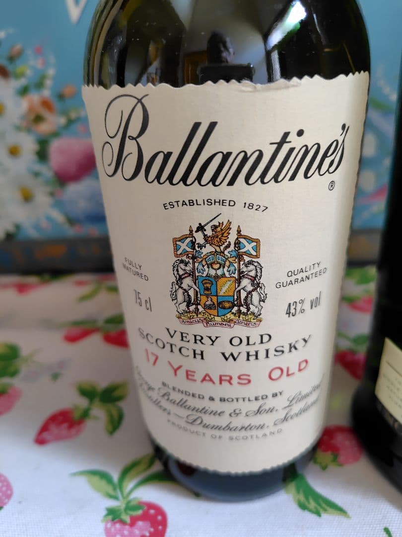 バランタイン　17年　青青紋章　グレンフィディック　12年　スコッチウイスキー