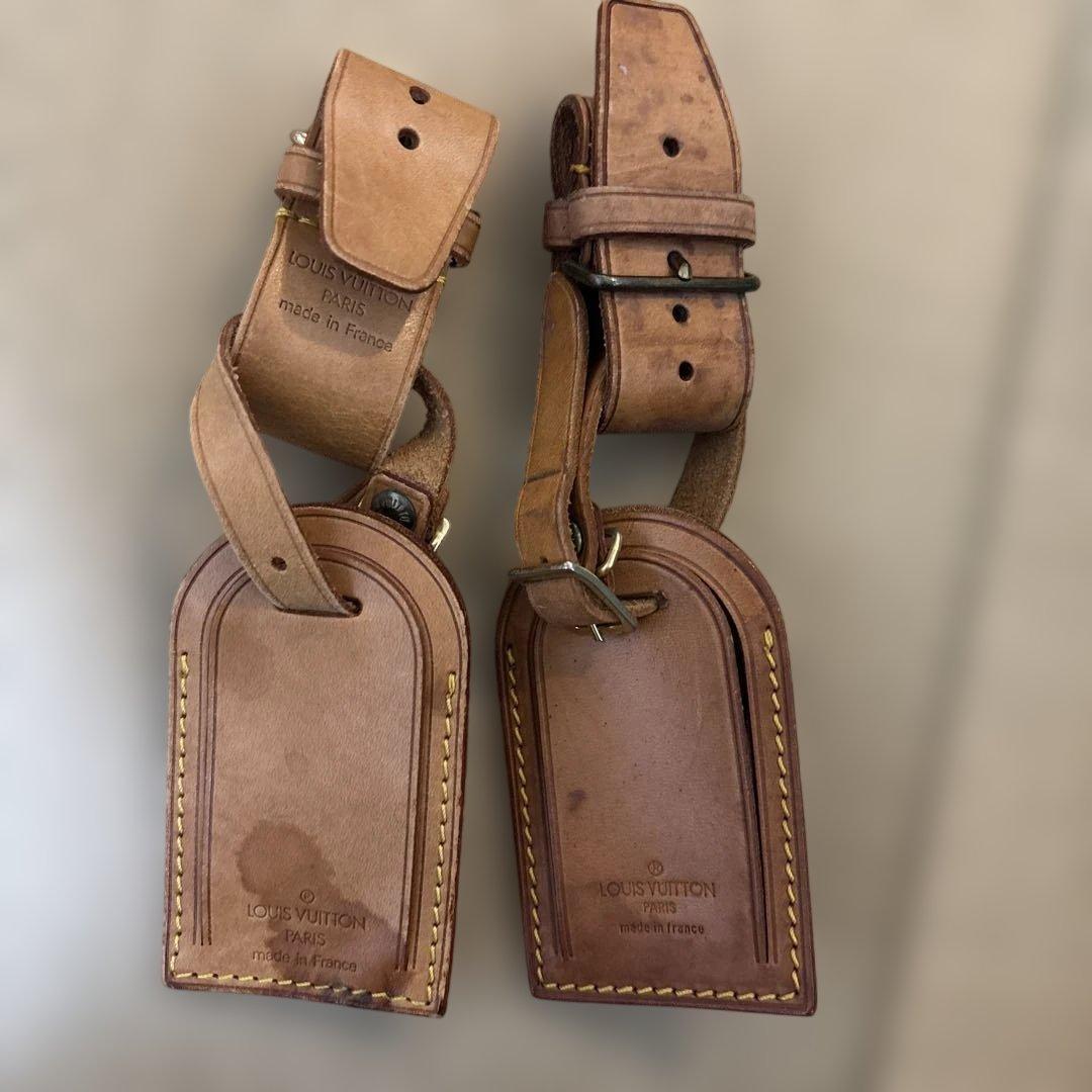 正規品LOUIS VUITTON ルイヴィトンヌメ革ネームタグ14セット