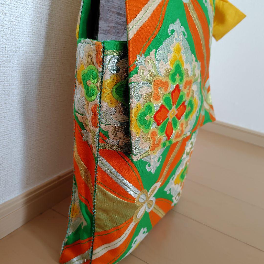 お琴カバー【華】着物帯 ゆたん油単ハンドメイド 和楽器 正絹 袋帯 山田流生田流