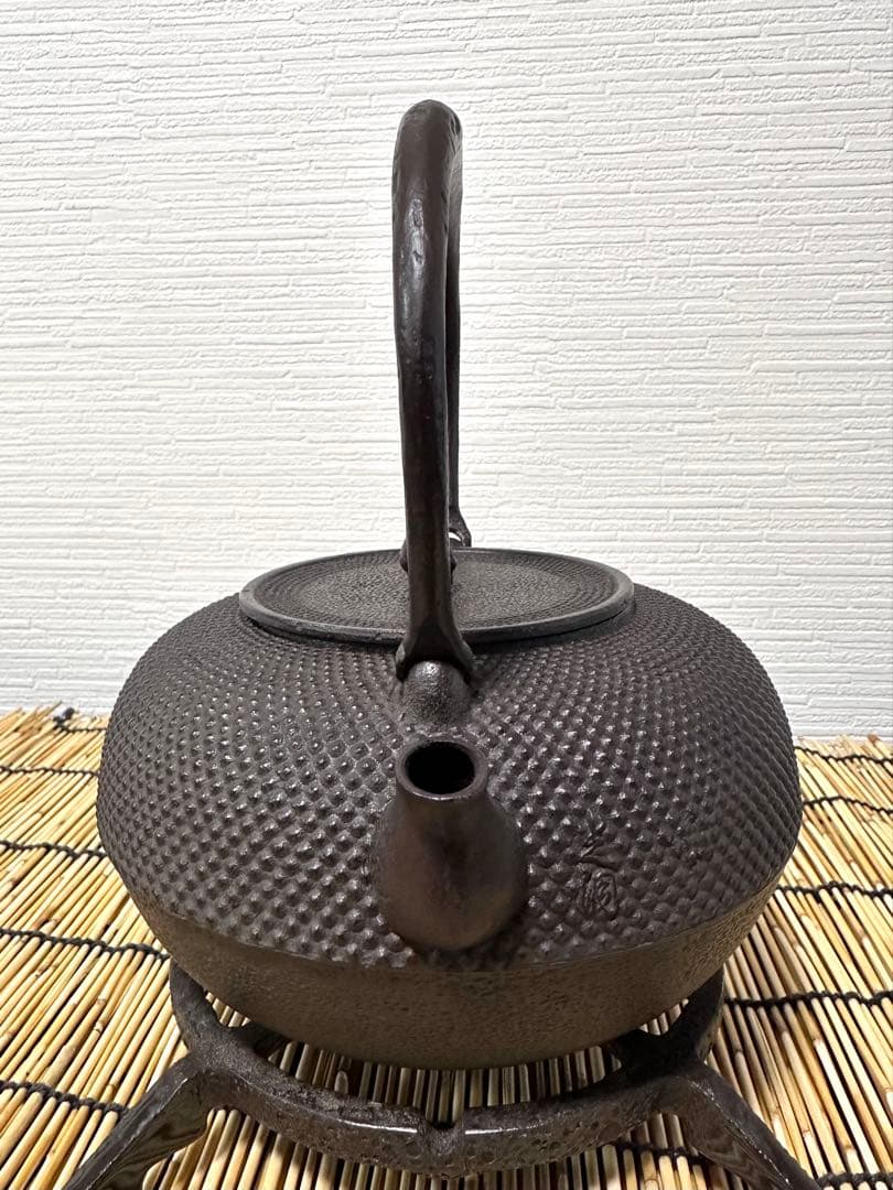 未使用品　南部釜師匠　庄司 光洞(啓吉)造　１５型アラレ　movers様　売約済