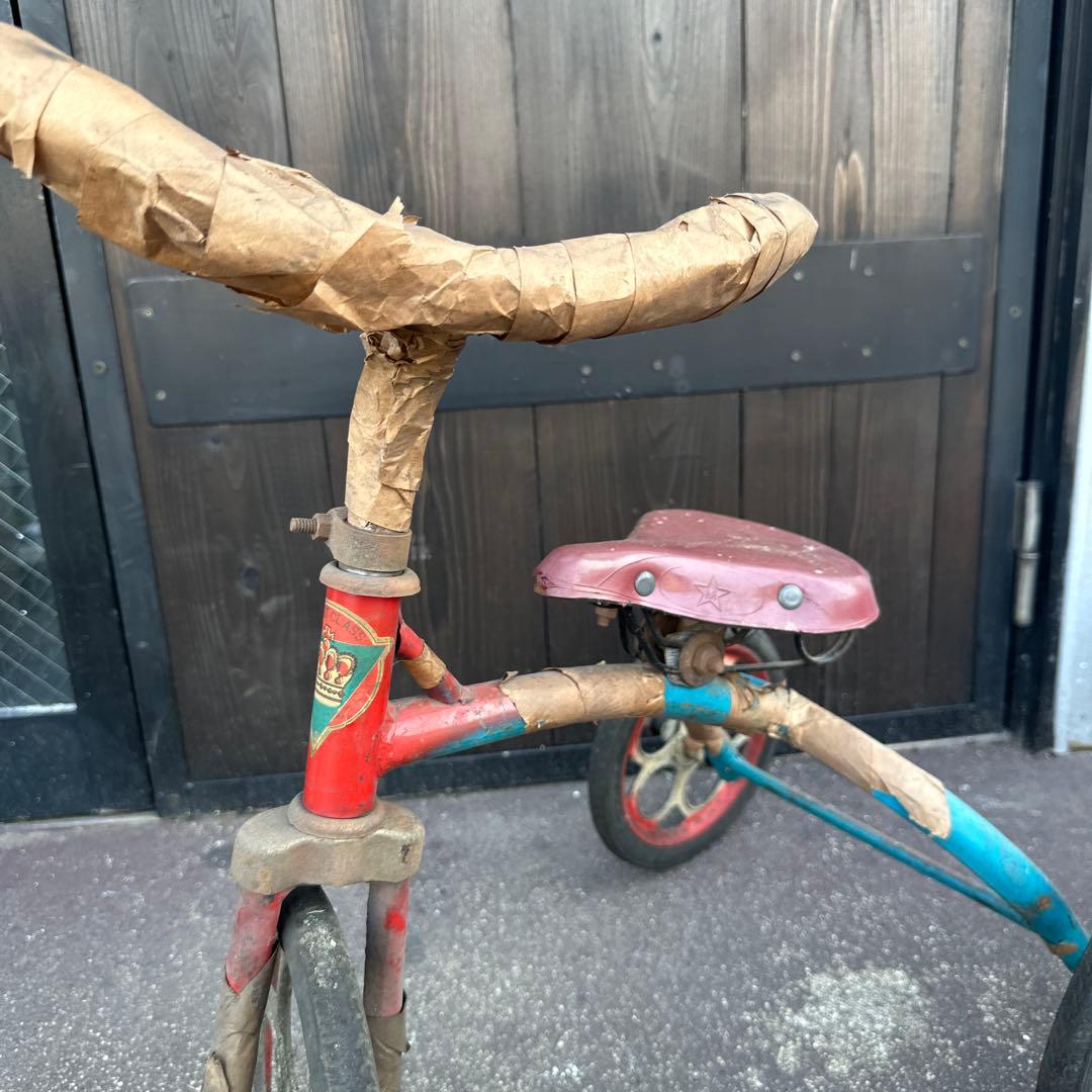 お値下げ‼️蔵から出てきた　アンティーク三輪車　デッドストック