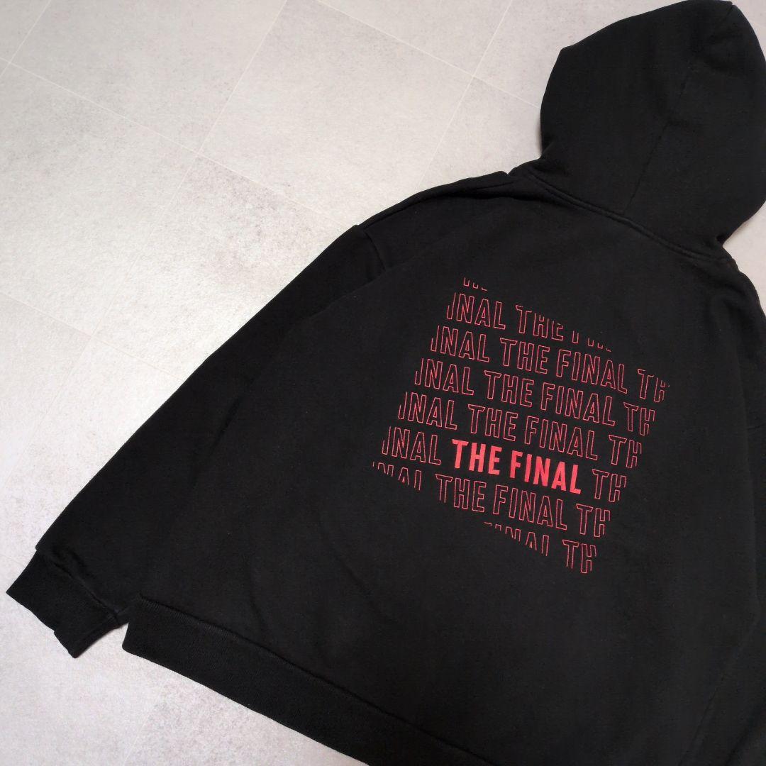 【極美品】BTS 公式 パーカー THE FINAL ジップ 黒 ツアーグッズ