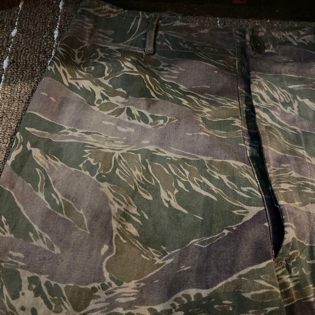 60S 鬼フェード　実物　タイガーストライプ　タイガーカモ　ベトナム戦