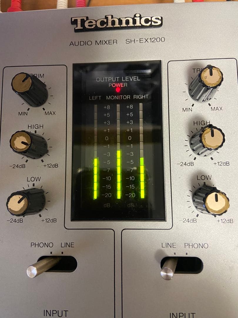 整備済み美品　Technics sh-ex1200DJミキサー