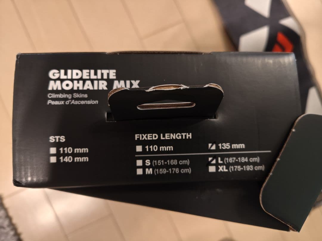 スキー  Glidelite Mohair Mix 135mm