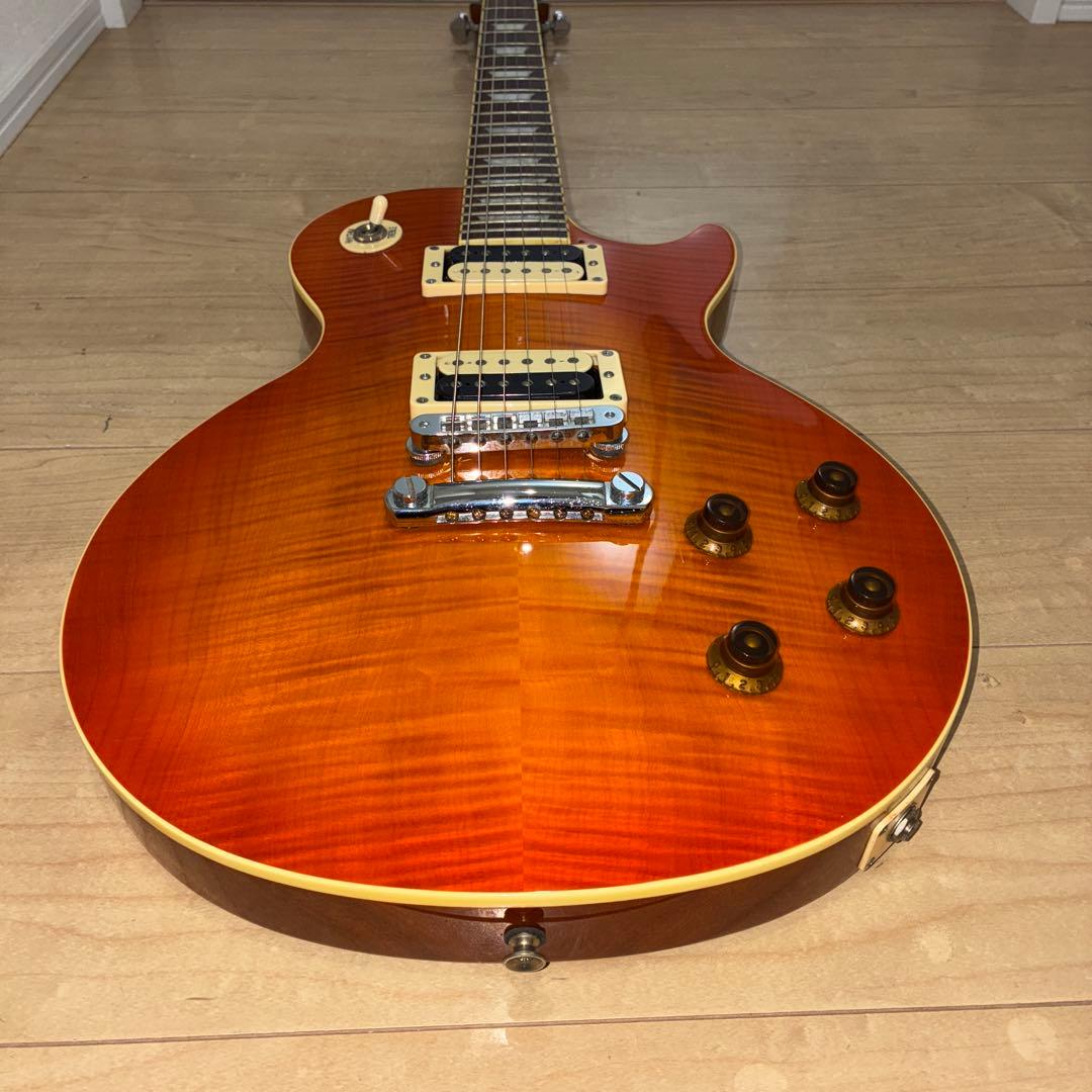 弦交換済み！激虎目　王道　laid back エレキギター レスポールタイプ