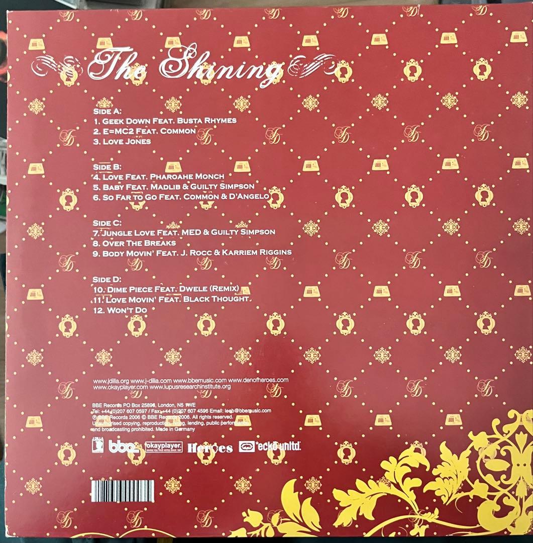 J Dilla The Shining 2枚組レコード