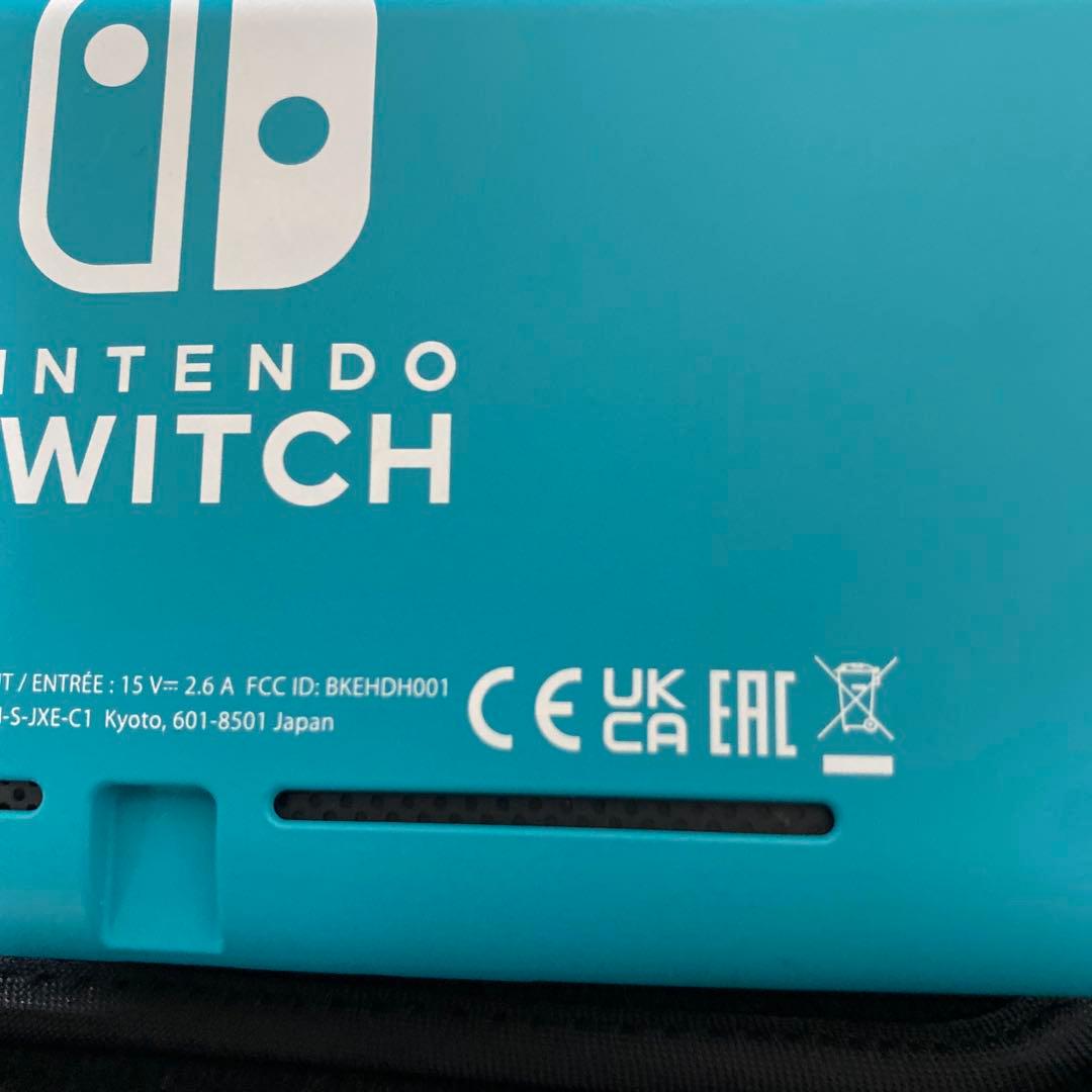 Nintendo Switch Lite ターコイズ　ケース付き