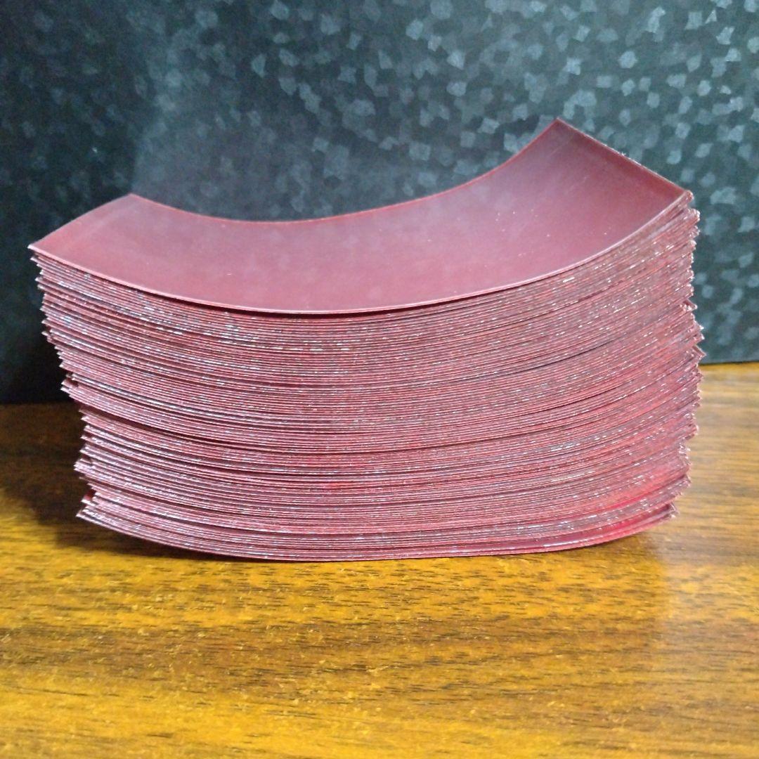 遊戯王 5D'sロゴ スリーブ 赤 99枚 中古品