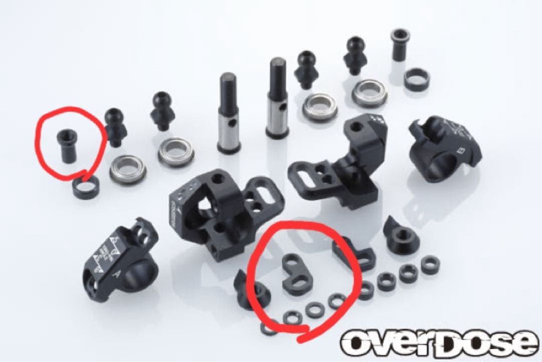 ※説明欄必読 OVERDOSE アジャスタブルアルミナックルセット T