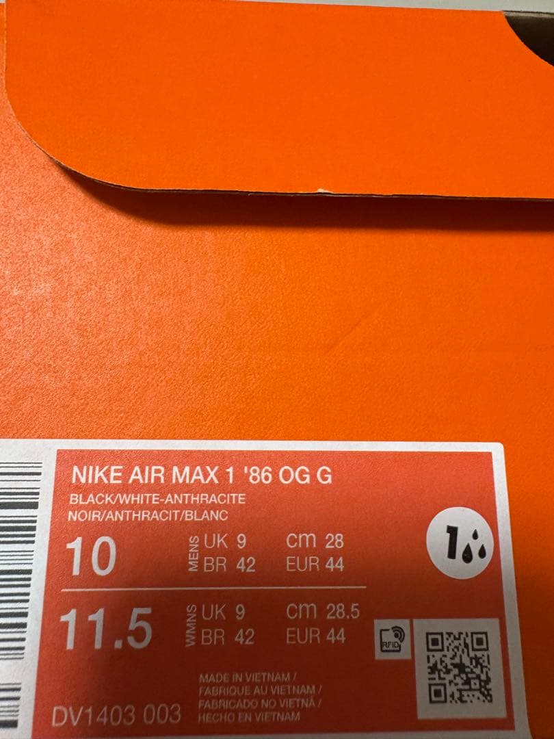 NIKE AIR MAX 1 GOLF ゴルフシューズ 28cm