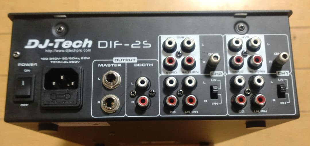DJ-Tech DIF-2S 動作確認済み　inno FADER 送料込み美品