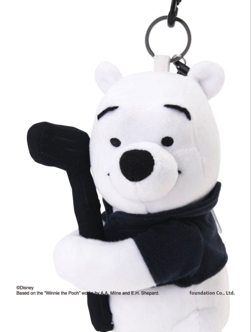 新品 未使用 PEARLY GATES プーさんぬいぐるみボールポーチ