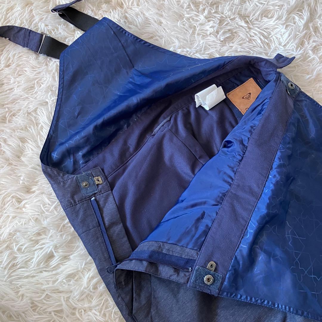 #N9✨ROXY✨スノボウェア デニム ビブパンツ つなぎ レディースM