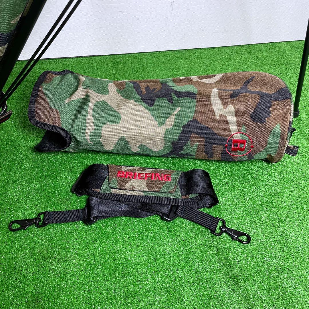 BRIEFING セルフスタンドキャリー カモ 迷彩 展示未使用品 ゴルフバッグ