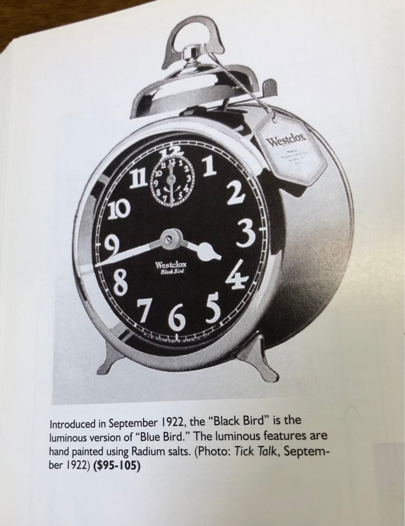 Westclox Black Bird 1922年 アンティーク目覚まし時計