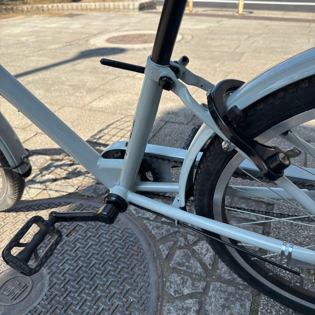 bikke j（ビッケj) 22インチ　ジュニア用自転車　ブルーグレー