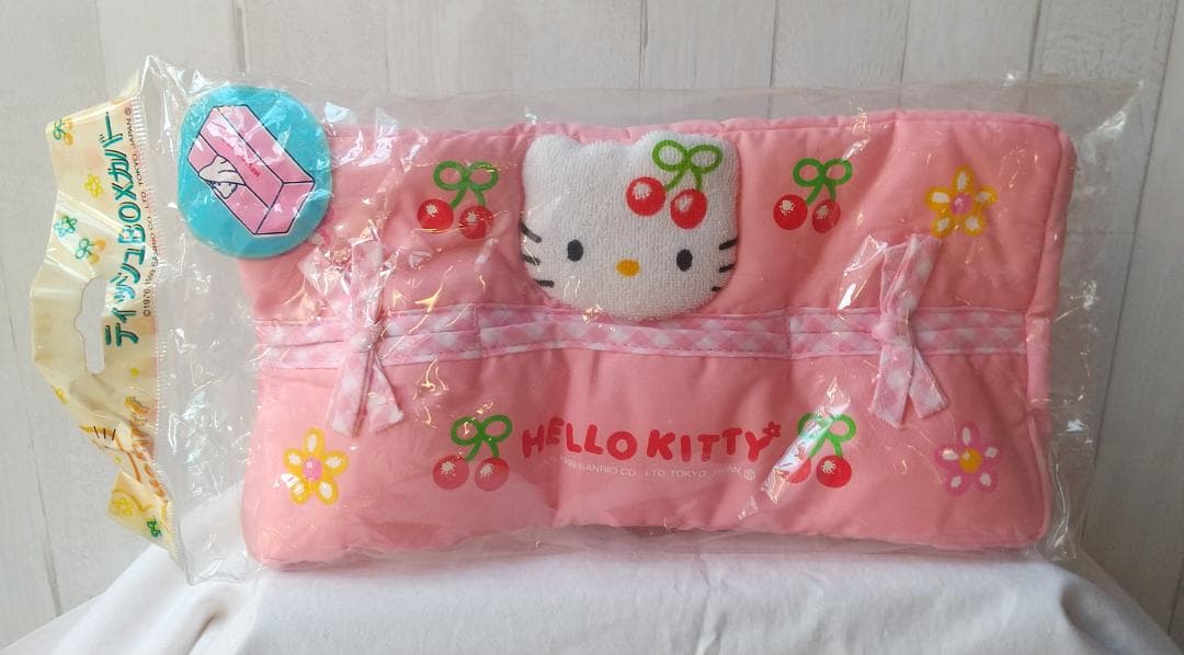 キティ　ケース　ティッシュカバー　ピルケース　さくらんぼ　レトロ