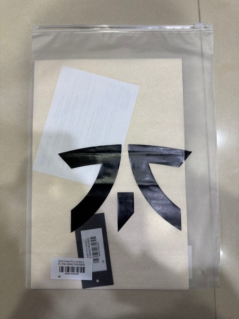 FNATIC pro jersey 2025 ユニフォーム ゲームシャツ