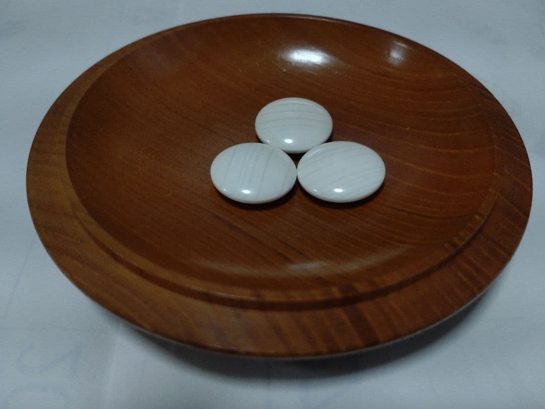 囲碁　脚付き碁盤+木製碁笥+碁石　送料込み