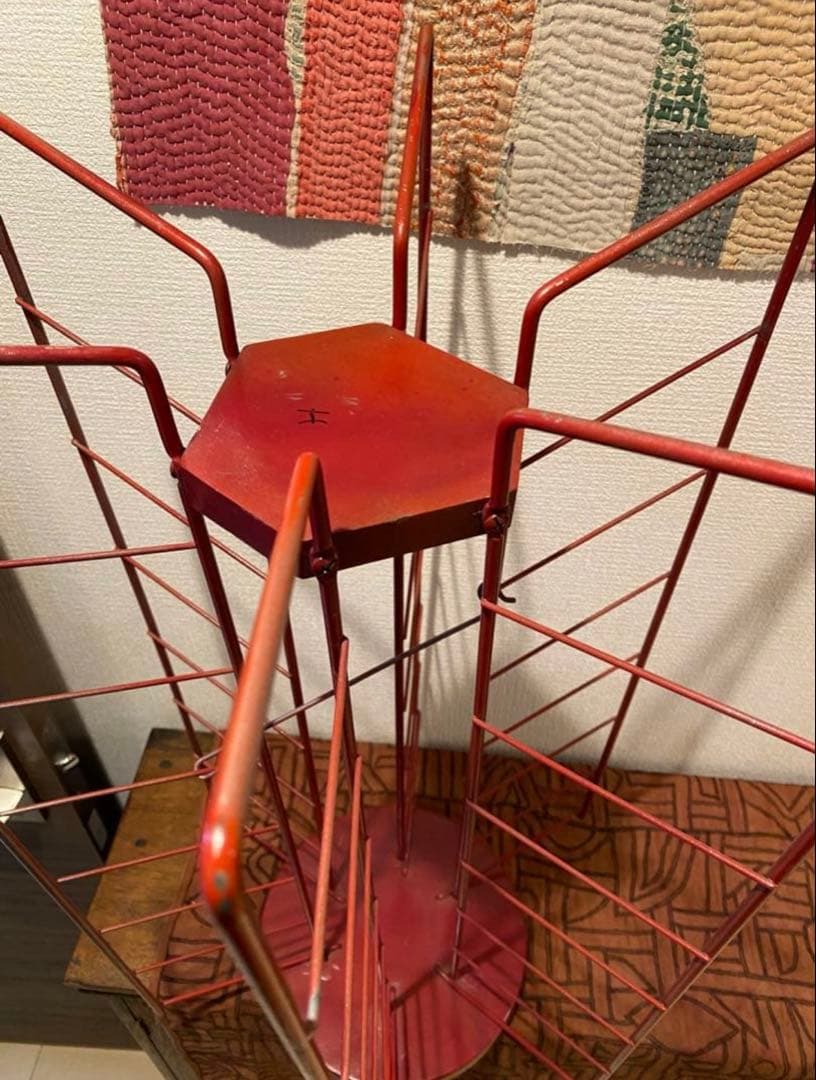 什器　回転ラック1台 古道具