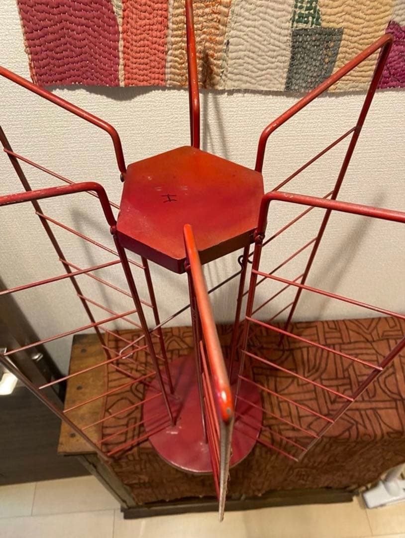 什器　回転ラック1台 古道具