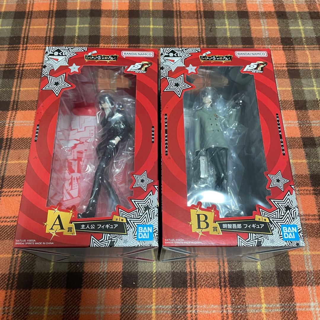 【値下げ】一番くじ ペルソナ5 A賞 主人公 B賞 明智吾郎 フィギュア ほか