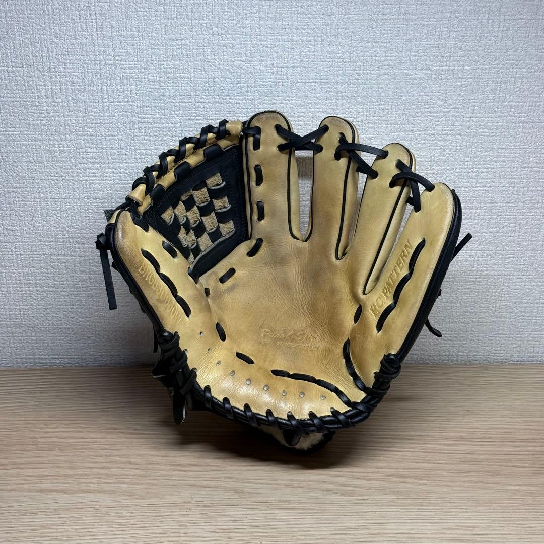 ZETT プロステイタス 軟式 内野手用 逆巻き/クロス締め 源田モデル