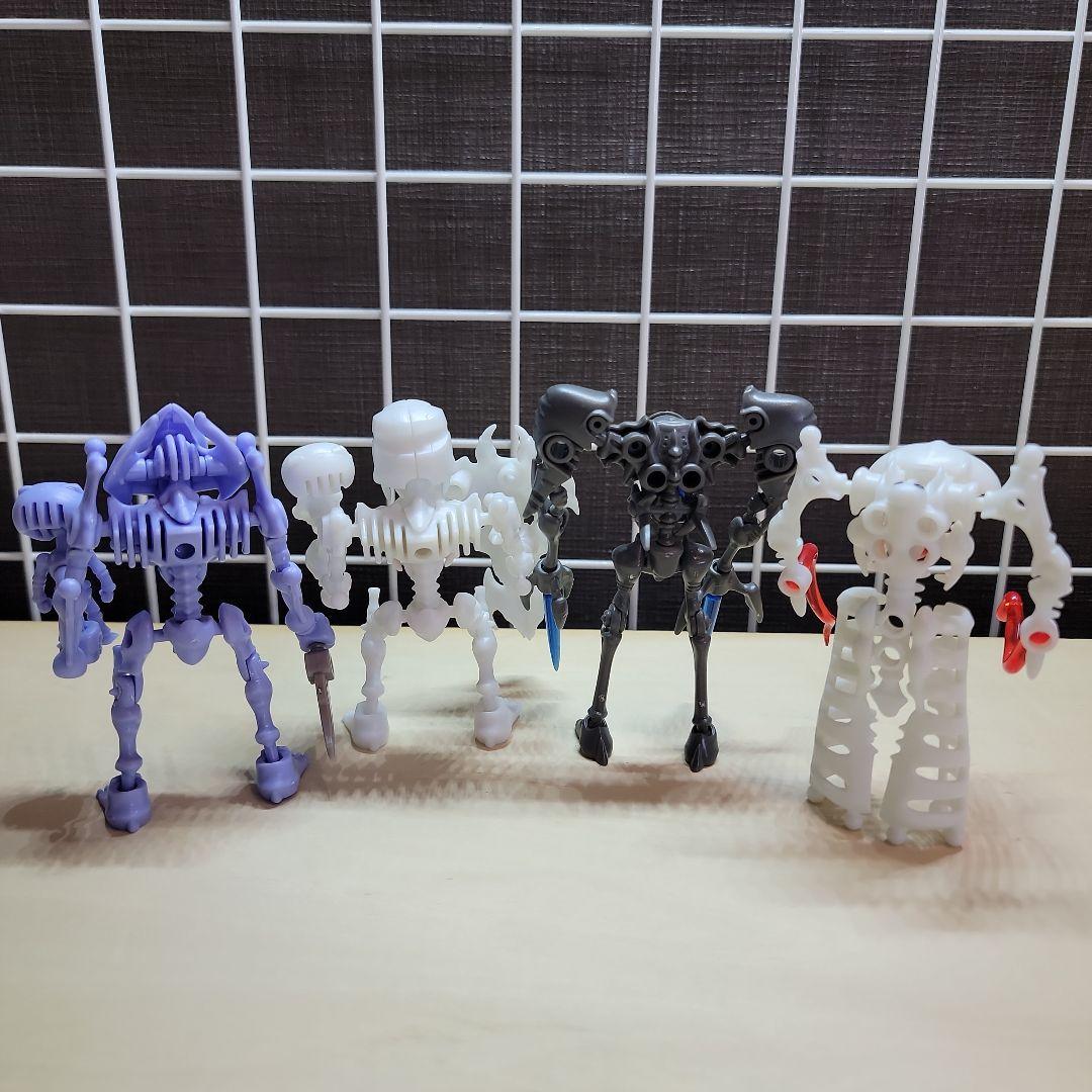 組立済 ほねほねゲリオン 第一弾・第二弾コンプ カバヤ エヴァンゲリオン