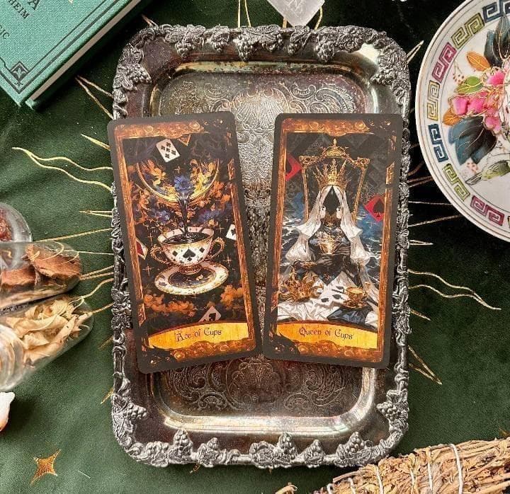 【訳あり特価】正規品タロットカード✨超美麗✨希少品 ダークなアリスの世界のデッキ