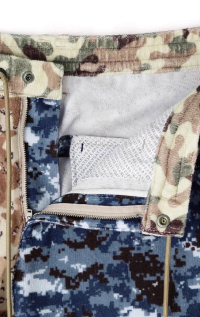 新品 パーリーゲイツ マルチカモフラ ダブルラッセルジョガーパンツ(5)サイズL