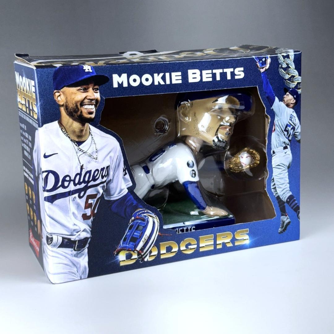 新品 ムーキー・ベッツ ゴールドグラブ賞 ボブルヘッド フィギュア ドジャース