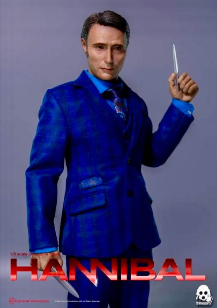 ハンニバル 1/6フィギュア マッツ・ミケルセン スリーゼロ ホットトイズ