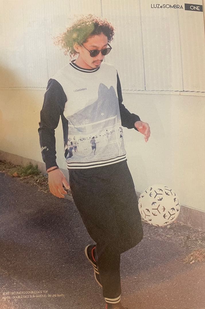 LUZeSOMBRA 　ルースイソンブラ　RIO フォト スウェット　黒　XL